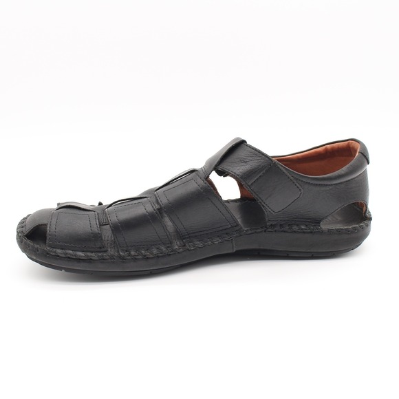 Pikolinos Tarifa Fisherman Sandals Mens Size 45 (US 11-11.5) Black Leather main image 9
